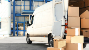 repartidores de mercancía